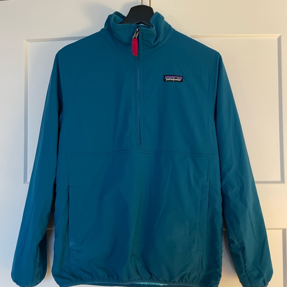 Patagonia Blue Half-Zip Reversible Pullover